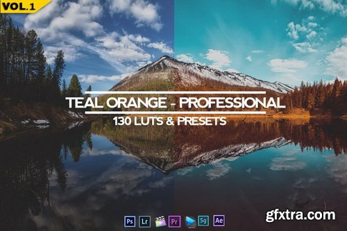 Riyazmn - TEAL AND ORANGE - PROFESSIONAL ALL IN ONE (RMN) 130 LUTS & PRESETS