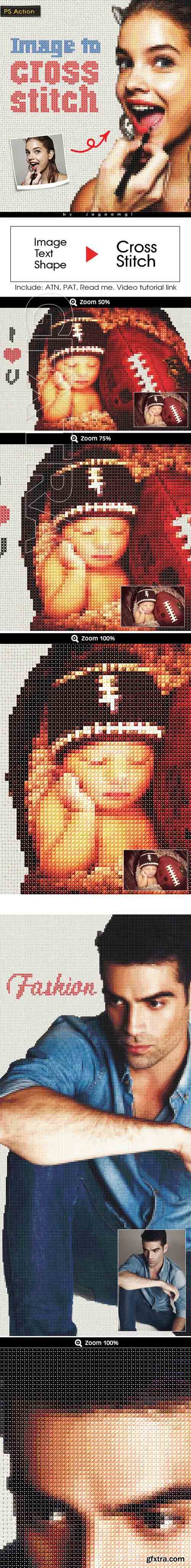 GraphicRiver - Image To Cross Stitch PS Action 20563553