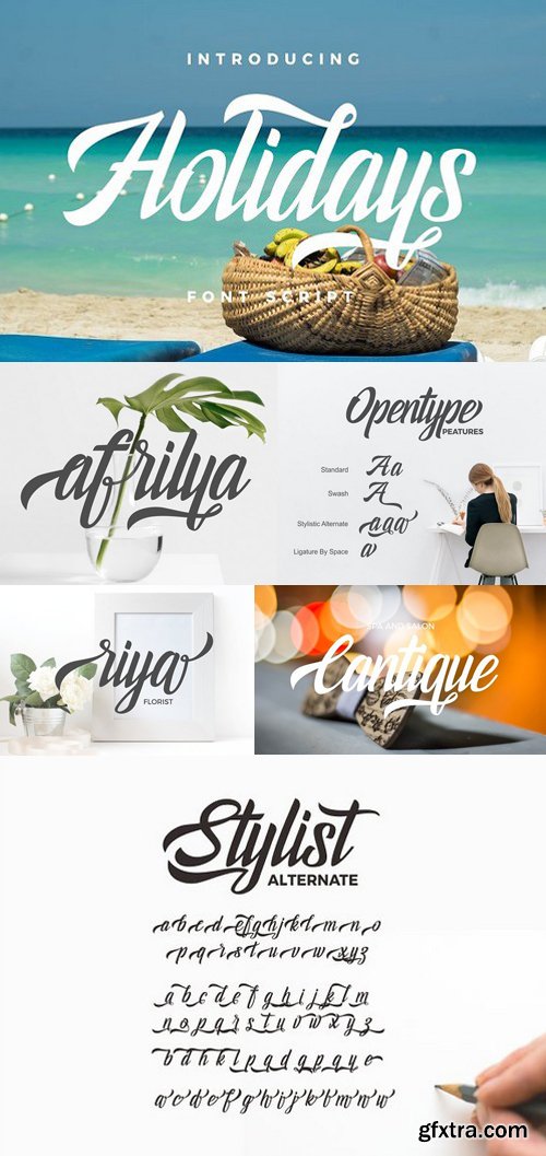 CM - Holidays Typeface 1784077