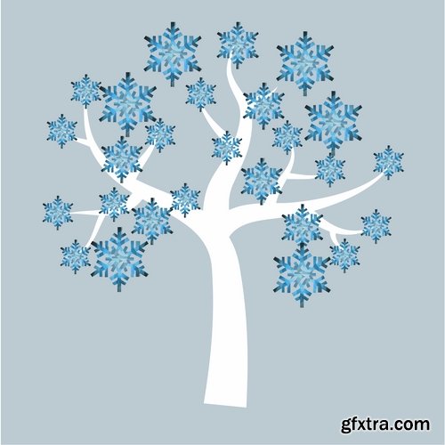 different vector image calligraphic tree a background design element 25 Eps