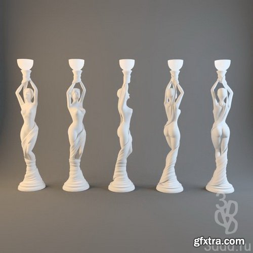 3DDD Pro models of sculptures