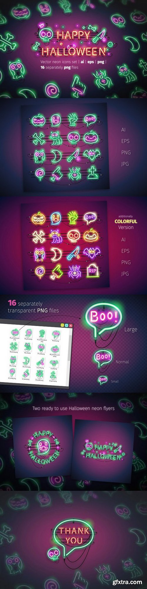 CM - Halloween Neon Icons 1782765