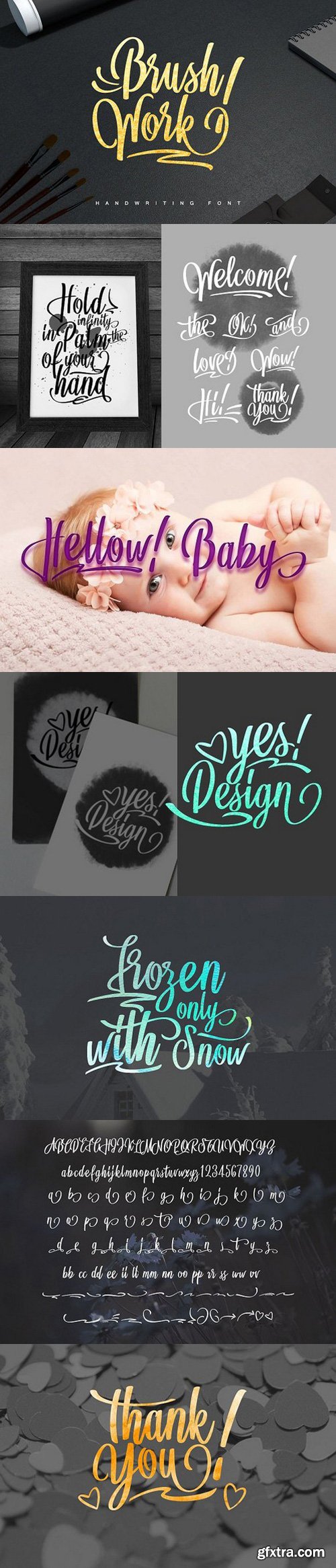 CM - BrushWork TypeFace 1776230