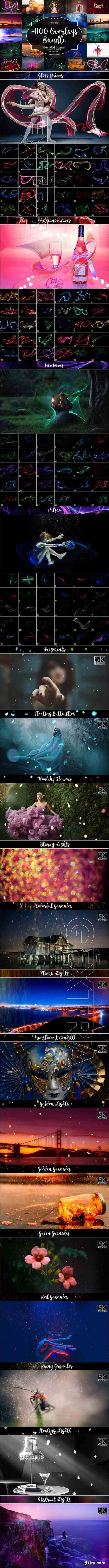 CreativeMarket - +1200 Creative Overlays 1827104