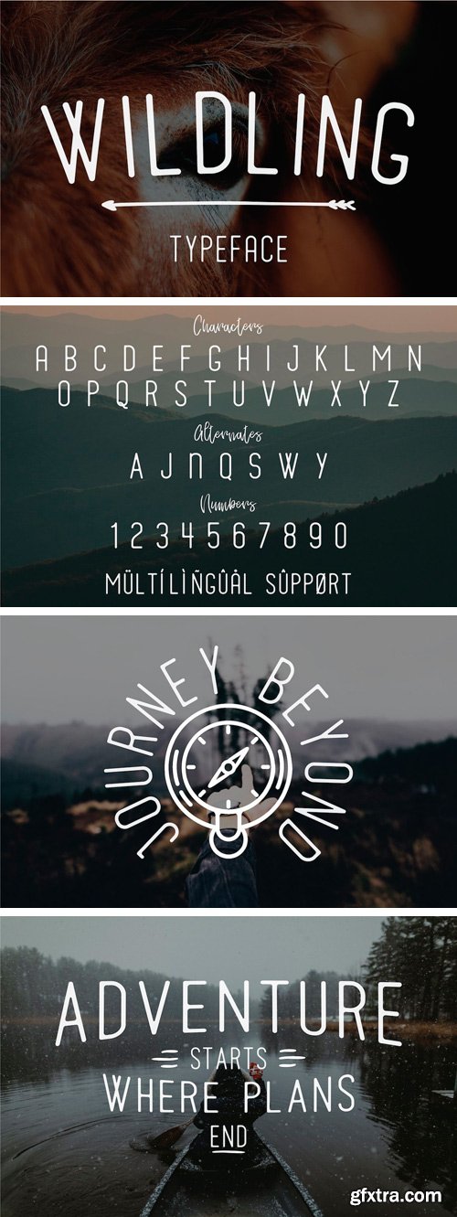 CM - Wildling Typeface 1707033