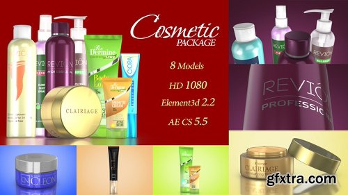 Videohive Cosmetic Package Template 19190180