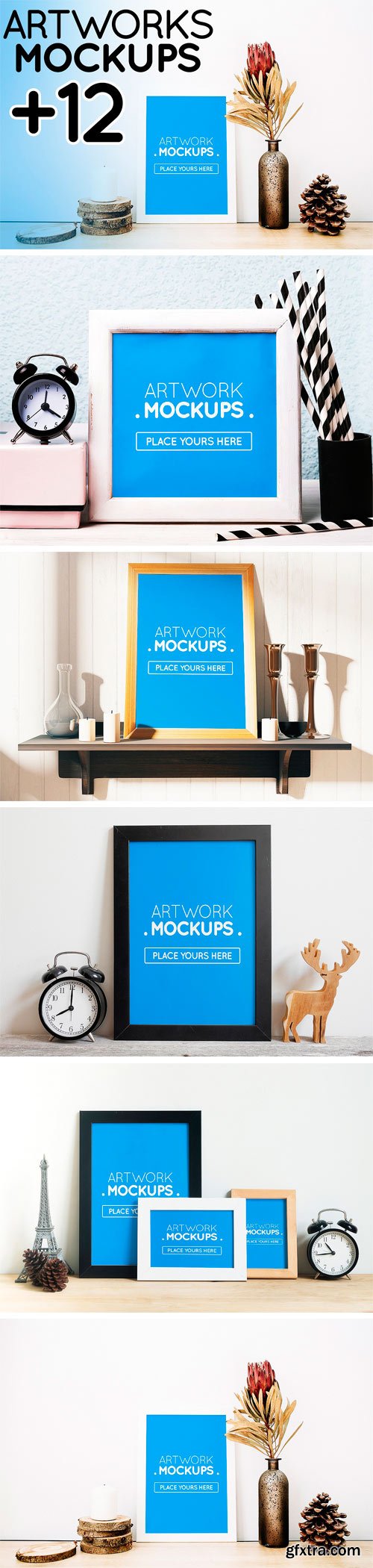 CM - +12 Posters , Frames Mockups Vol 2 1769848