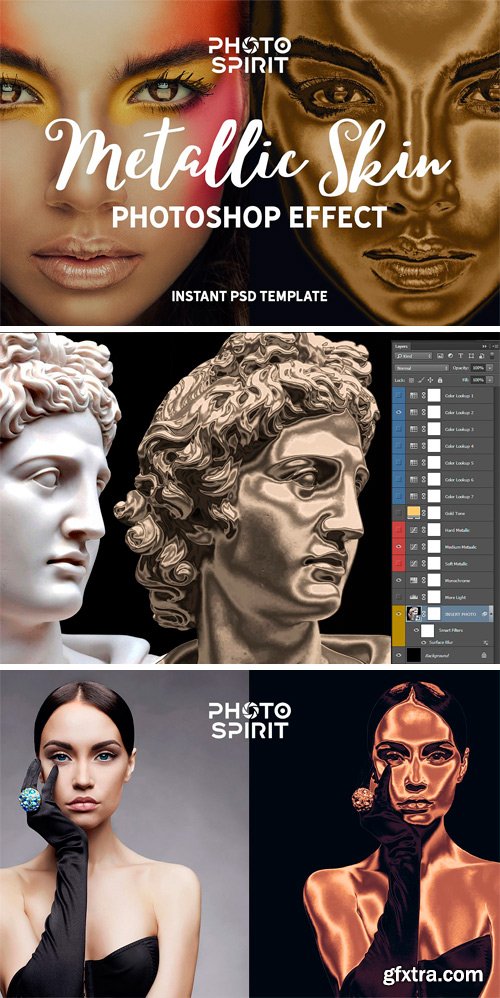 CM - Metallic Skin Photoshop Effect 1790025