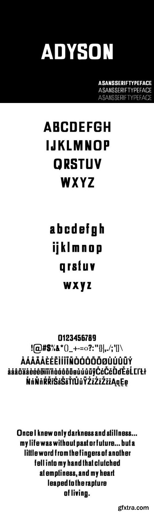 CM - Adyson A Sans Serif Typeface 1782805