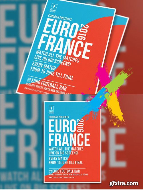 CreativeMarket - Euro Cup Flyer 1327113