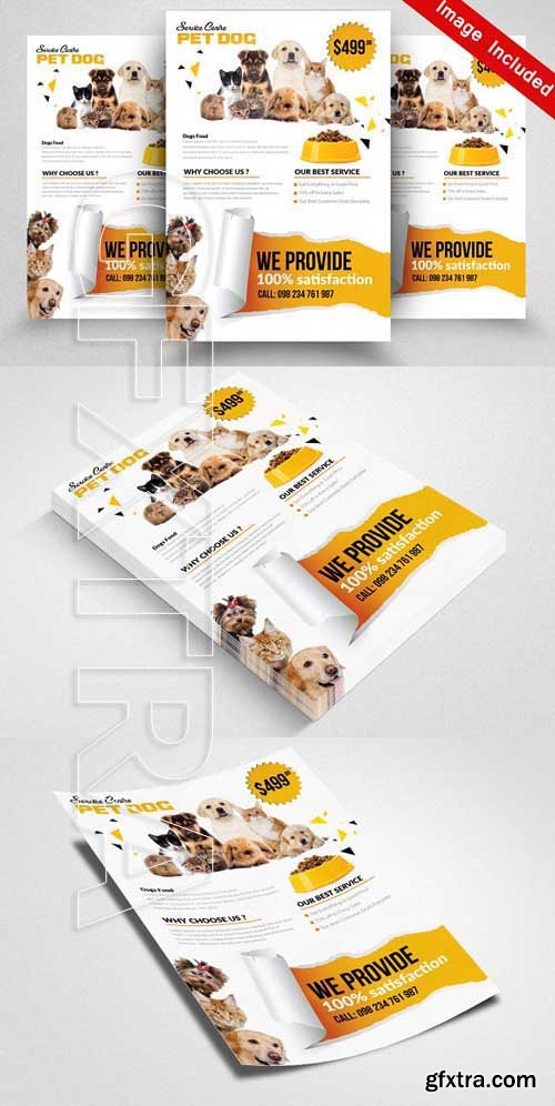 CreativeMarket - Pet Shop Flyer Template 1846947