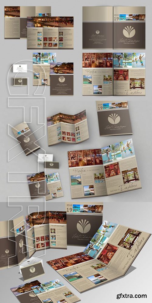 CreativeMarket - Set of Brochures Stationery 08 894902