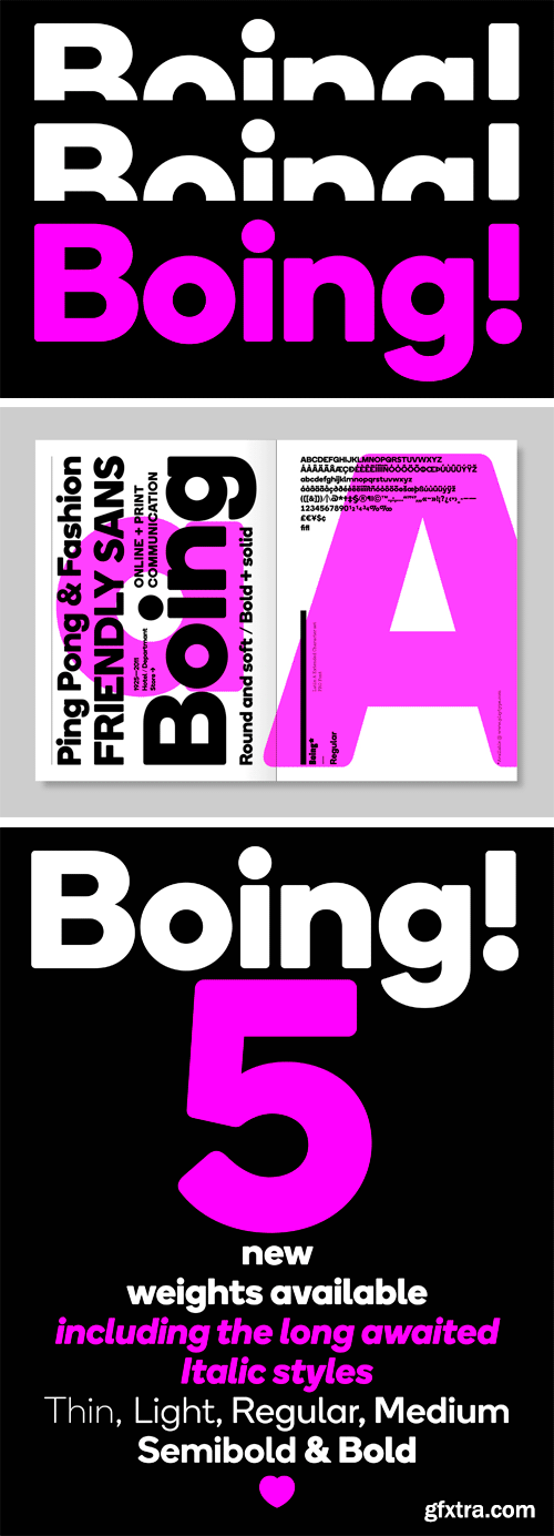 Boing Font Family