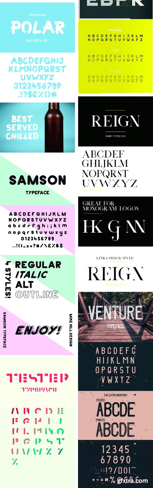 CM - Font Bundle | 16 Fonts! 1805903