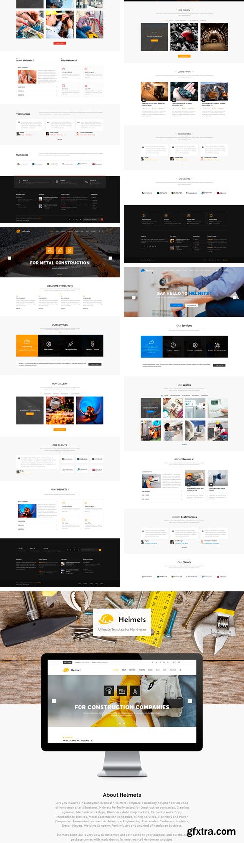 CM - Helmets - PSD Template for Handyman 1792374