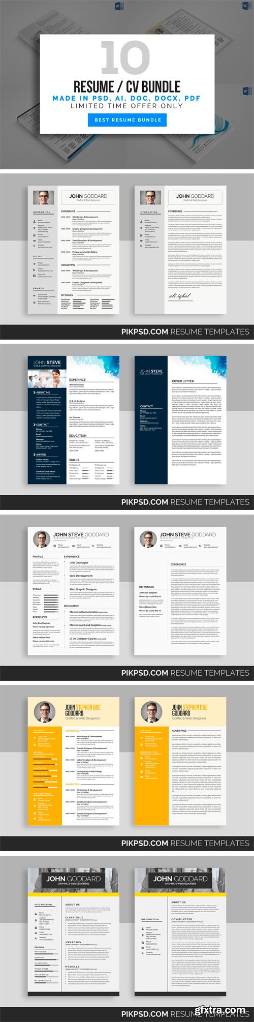 CM - 10 Resume Cv Bundle 1791738