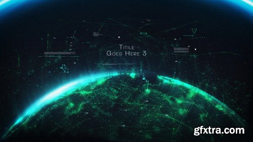 Videohive - Digital Earth Title - 20078736