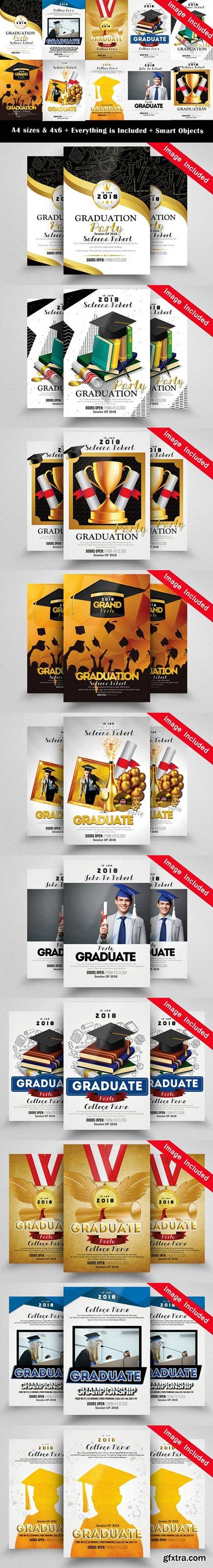 CM - 10 Graduate Flyer Bundle Vol.01 1744494