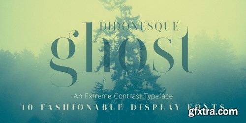 Didonesque Ghost Font Family - 10 Fonts