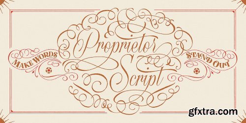 Proprietor Font Family - 7 Fonts