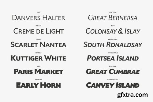 Gardner Sans Font Family - 12 Fonts