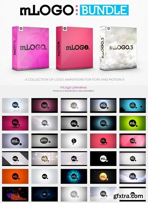 MotionVFX - mLOGO Bundle - a Collcetion of Logo Animations for FCP X & Motion5 (Mac OS X)