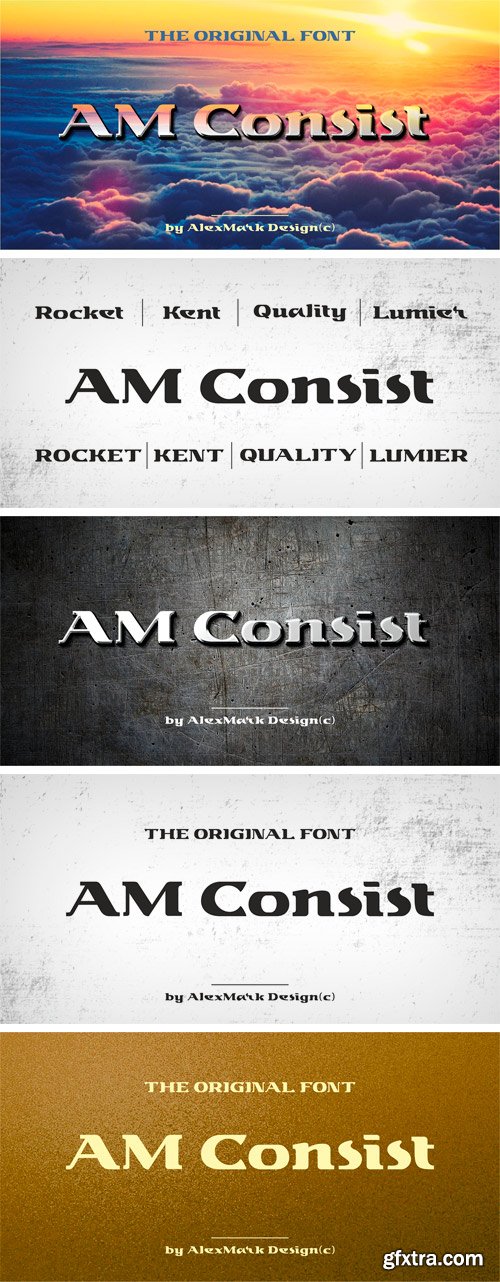 AM Consist Font