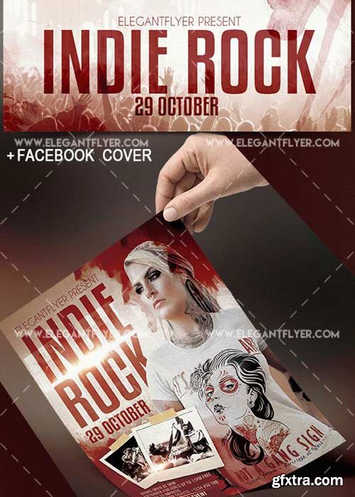 Indie Rock V17 Flyer Templates