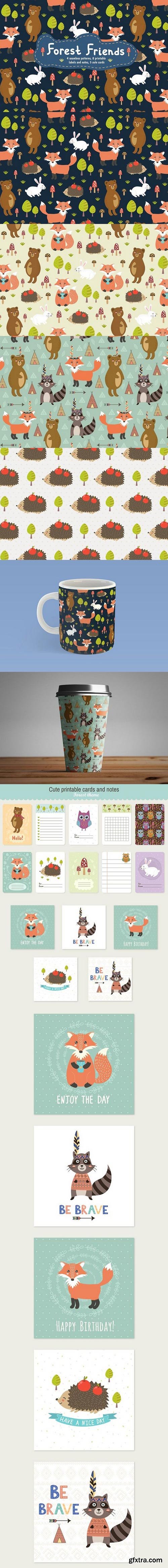 CM - Forest Friends: patterns & cards 966205