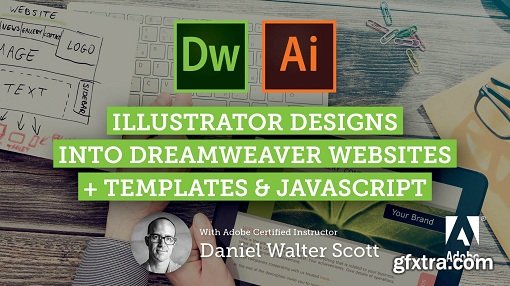 Turn Illustrator Designs into HTML websites using Dreamweaver