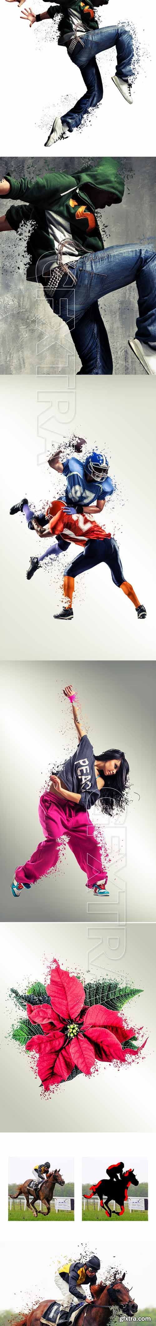 GraphicRiver - Shatter Photoshop Action 20604738