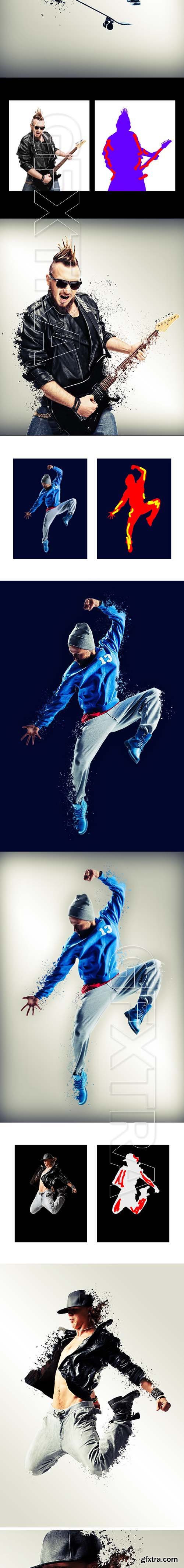 GraphicRiver - Shatter Photoshop Action 20604738