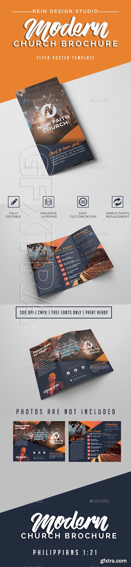 GraphicRiver - Modern Church Brochure 20603107