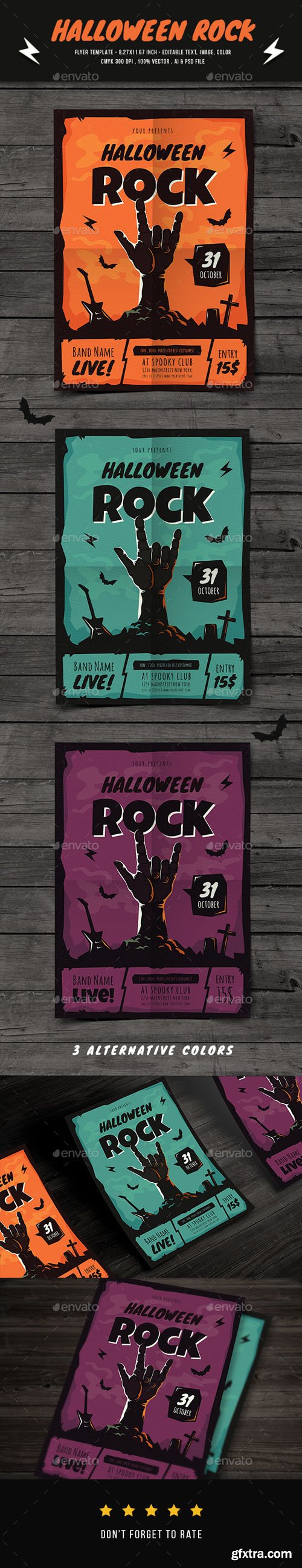 GR - Halloween Rock Flyer 20654091