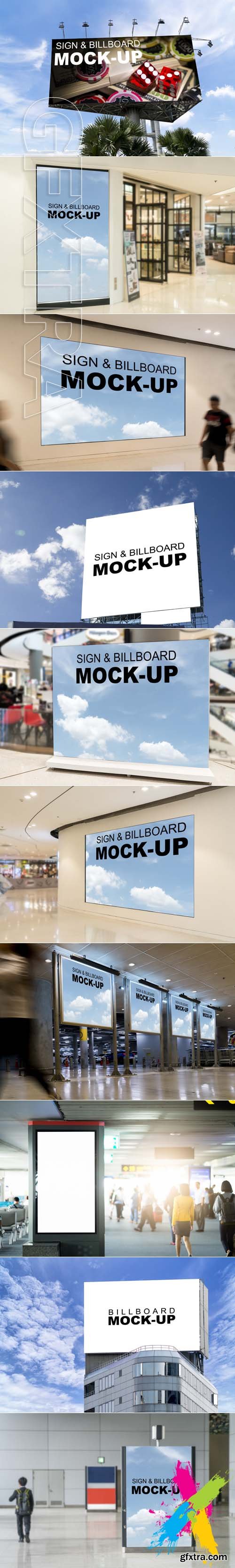 Mock Up Blank billboards vol.3