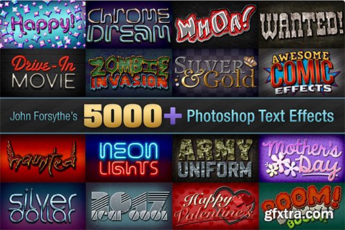 5,000+ Professional Text Effects