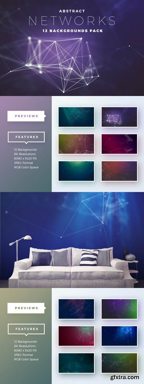 Abstract Network Backgrounds