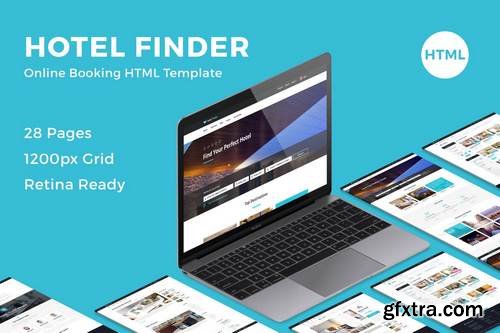 ThemeForest - Hotel Finder - Online Booking HTML Website Template 15407414