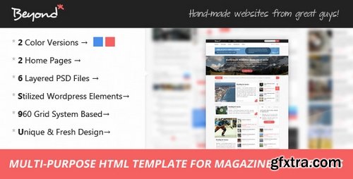 ThemeForest - Beyond - Multi-purpose HTML Template 6320149