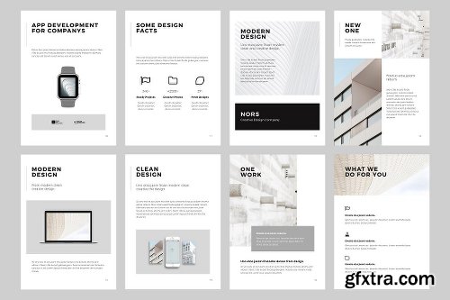 CreativeMarket NORS Vertical Google Slide + GIFT 1839230