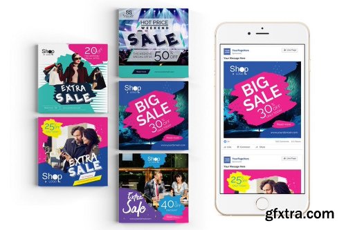 20 Facebook Post Banner-Big Sale