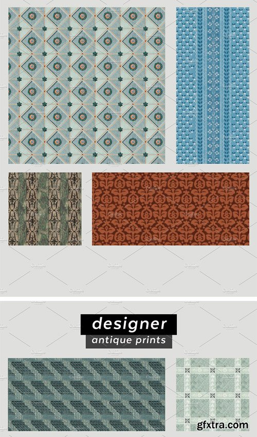 CM - Designer Antique Print Patterns 1799473