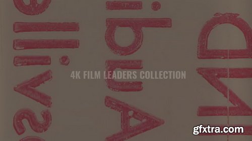 FlmL00ks - 4k 16mm head and tail film leaders collection