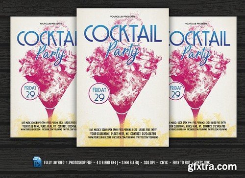 CM - Cocktail Party Flyer 1593564