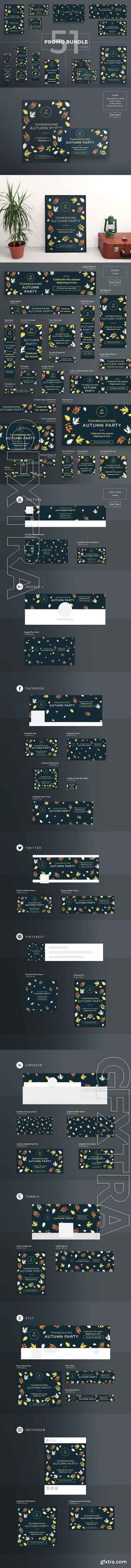 CreativeMarket - Promo Bundle Autumn Party 1856967