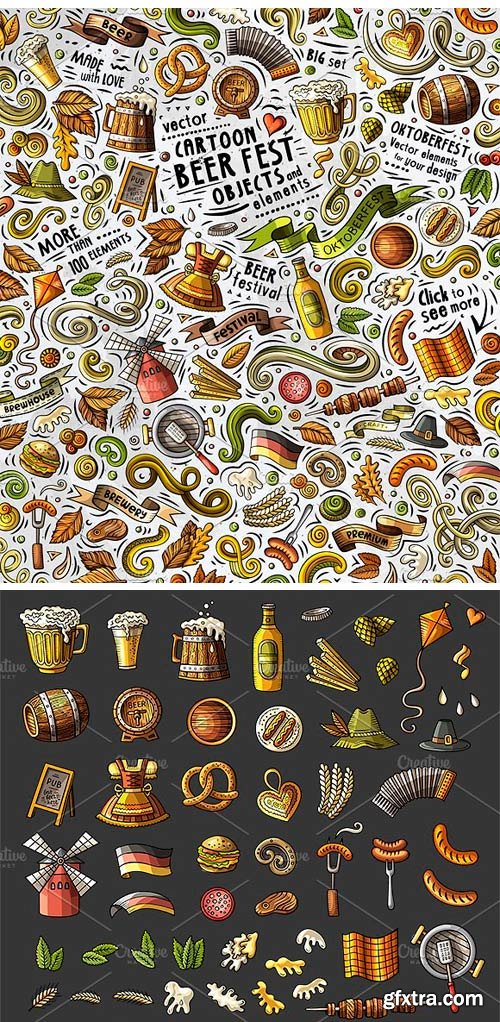 CM - Beer Fest Cartoon Vector Pack 1804900