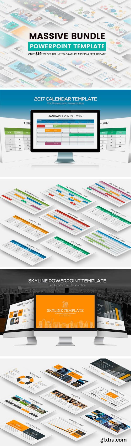 CM - Massive Bundle Powerpoint Template 1804354