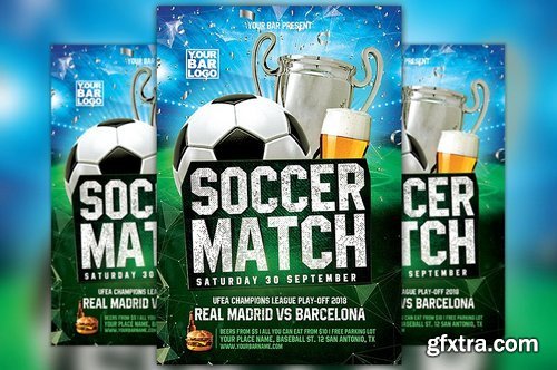 CM - Euro Soccer Match Flyer Template 1821058