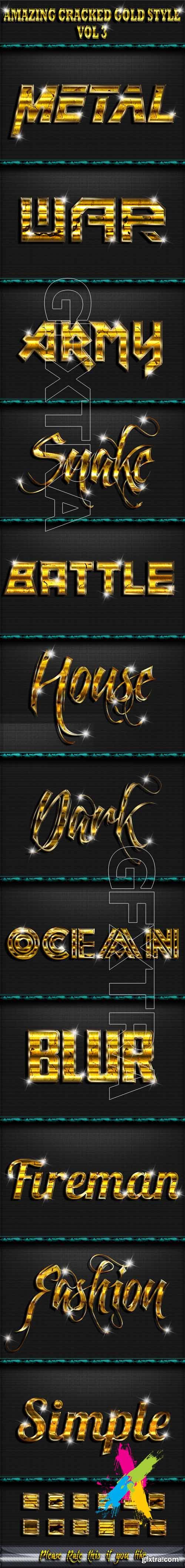 GraphicRiver - Amazing Cracked Gold Style V3 20624581