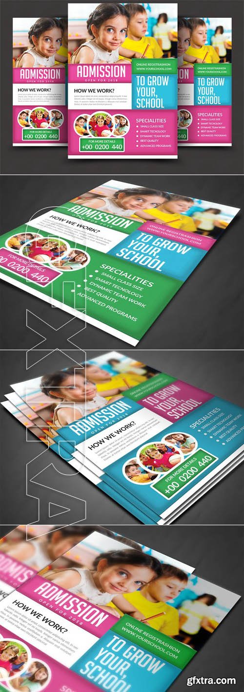 CreativeMarket - Education Flyer Templates 1863130